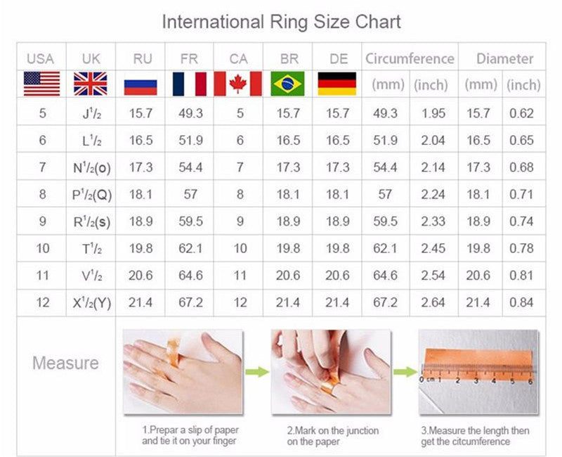 Fashion Trendy Style Zircon Ring For Women