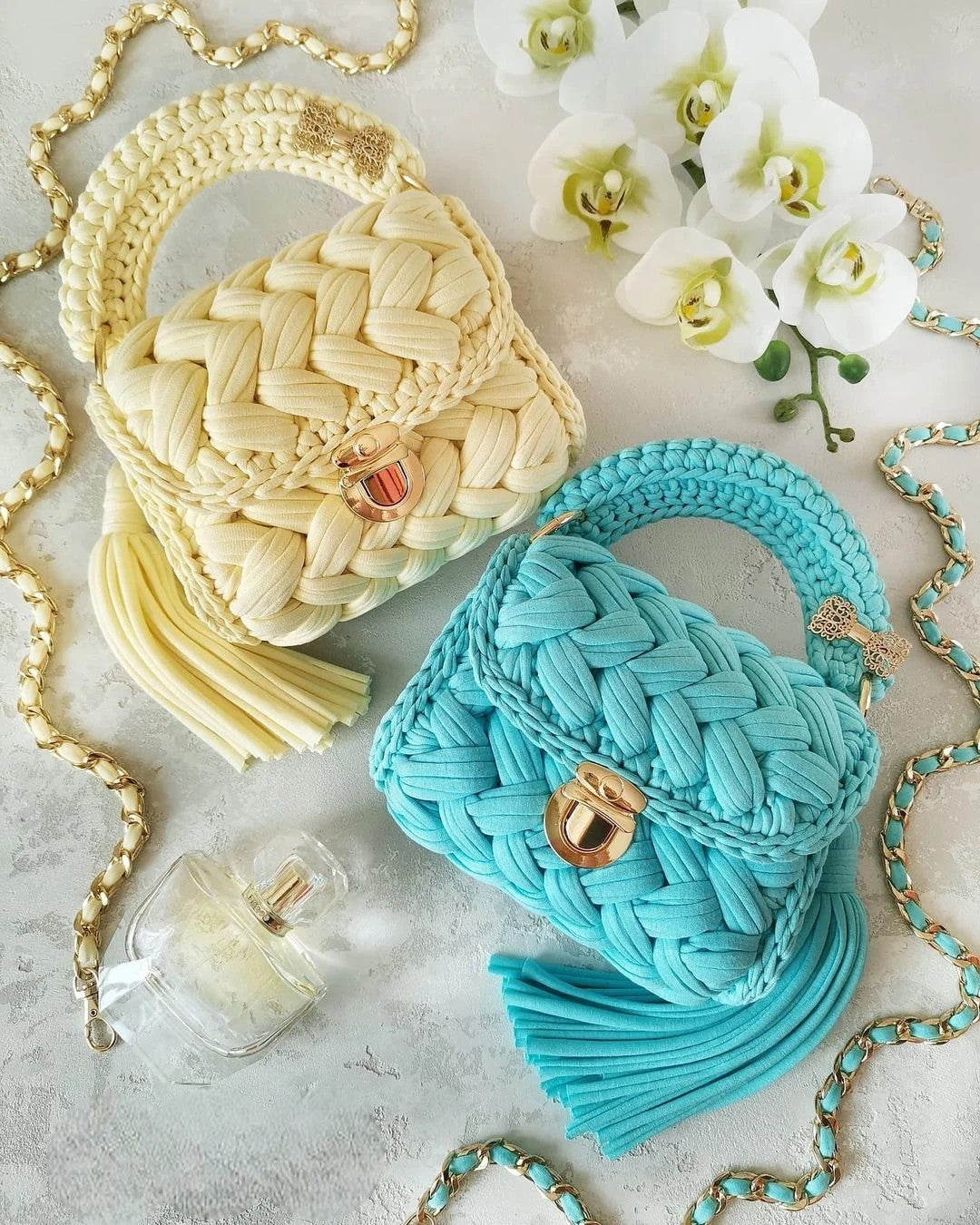 Χειροποίητα Croshet Clutch & βραδινές τσάντες