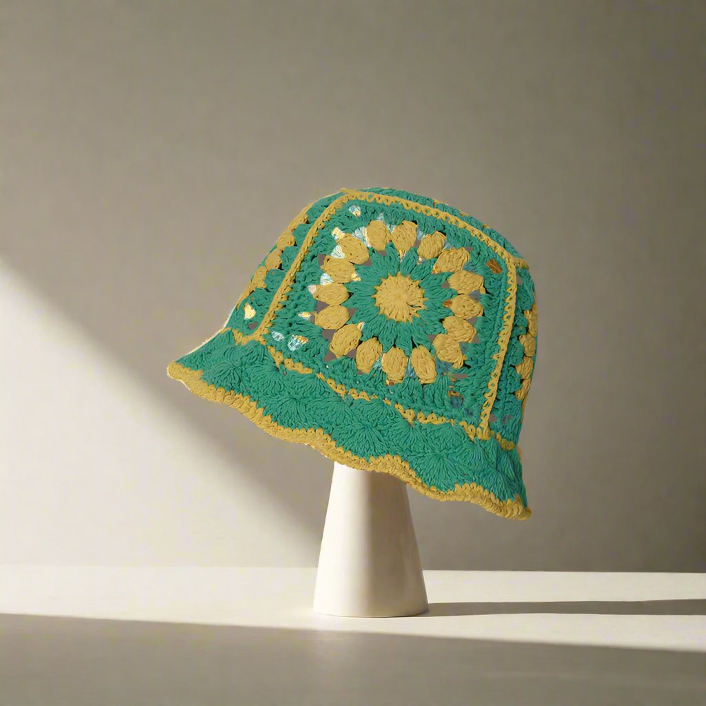 Handmade Design Double Color Women's Hat