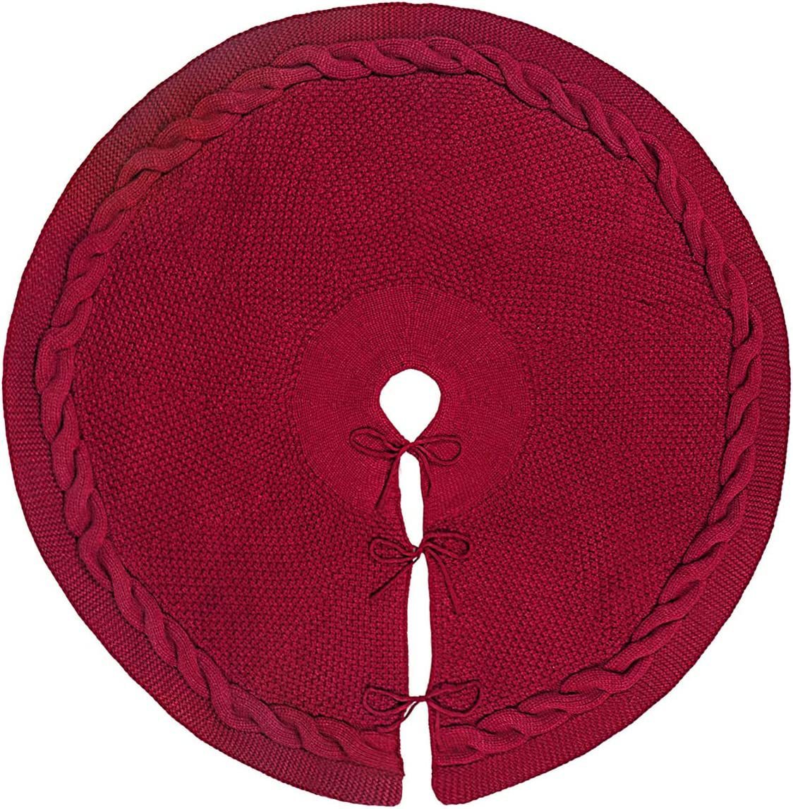 Christmas Red Knitted Tree Apron Ornament