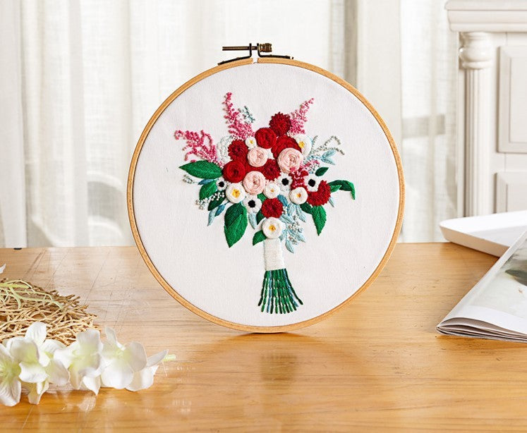 Embroidery Diy Living Room Decoration Painting Nordic Style Sofa Background Wall Mural