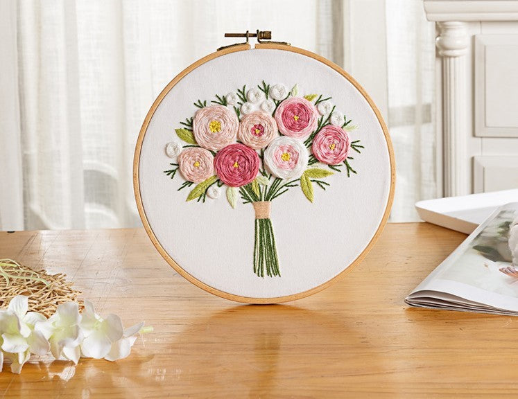 Embroidery Diy Living Room Decoration Painting Nordic Style Sofa Background Wall Mural