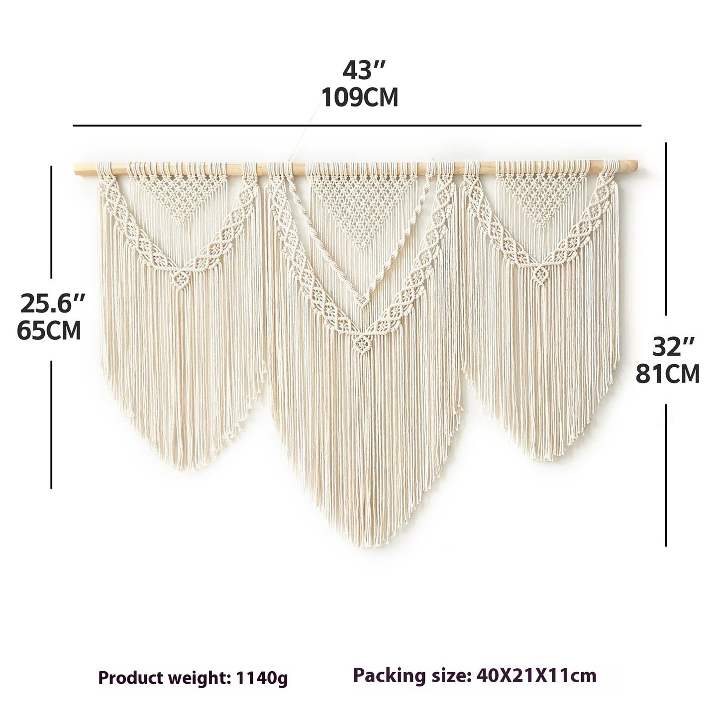 Bohemian Tapestry Woven Bed & Breakfast Guest Background Wall Decoration