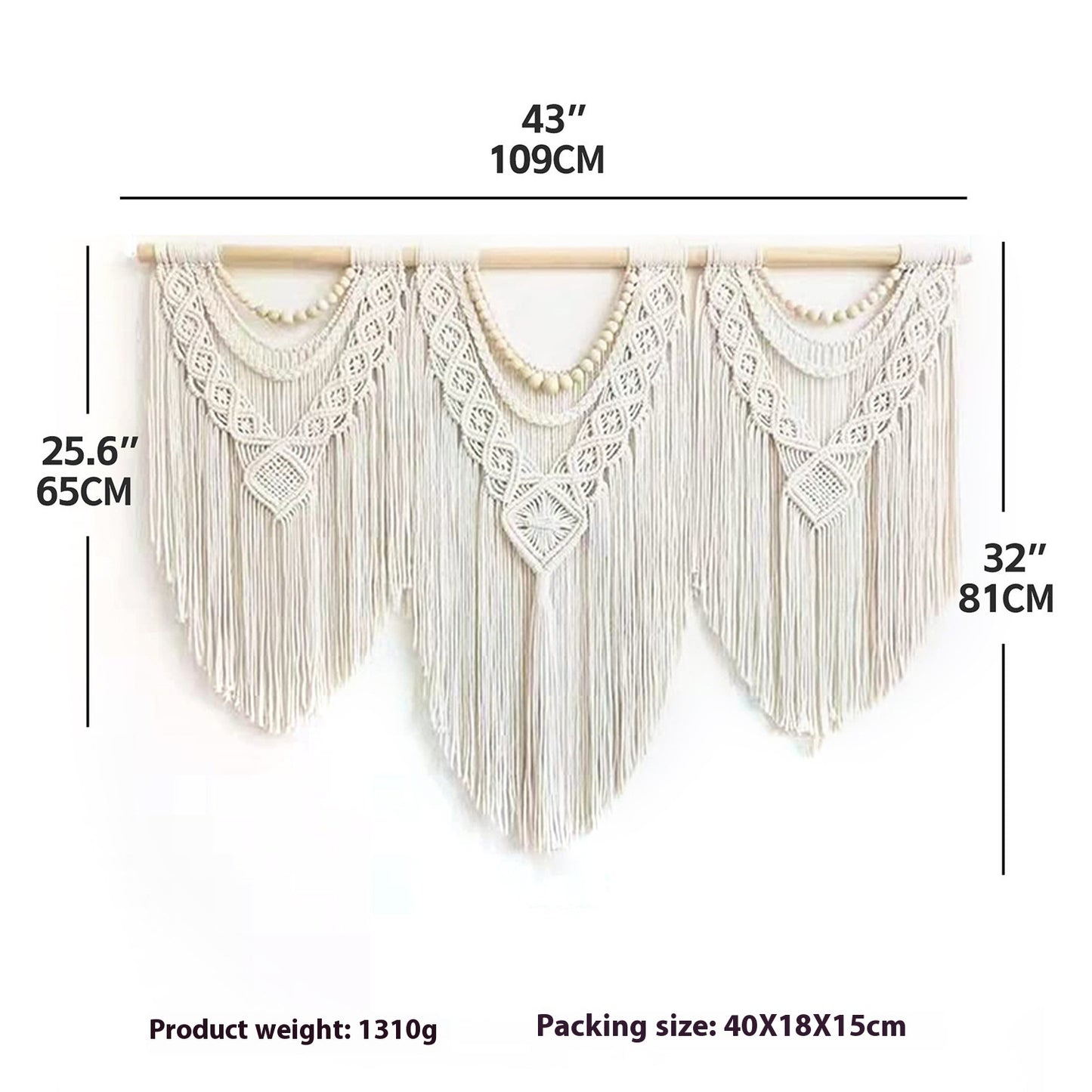 Bohemian Tapestry Woven Bed & Breakfast Guest Background Wall Decoration