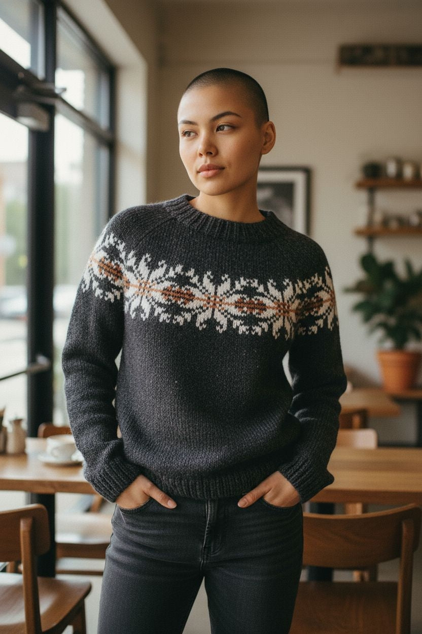 Classic Scandinavian Knit Sweater