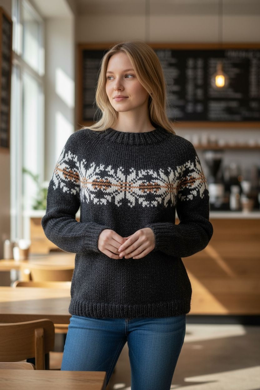 Classic Scandinavian Knit Sweater