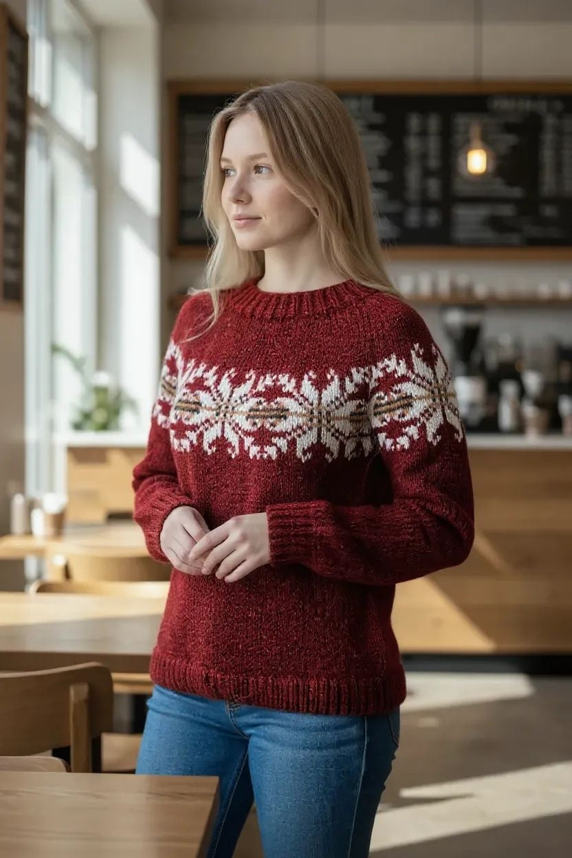 Classic Scandinavian Knit Sweater
