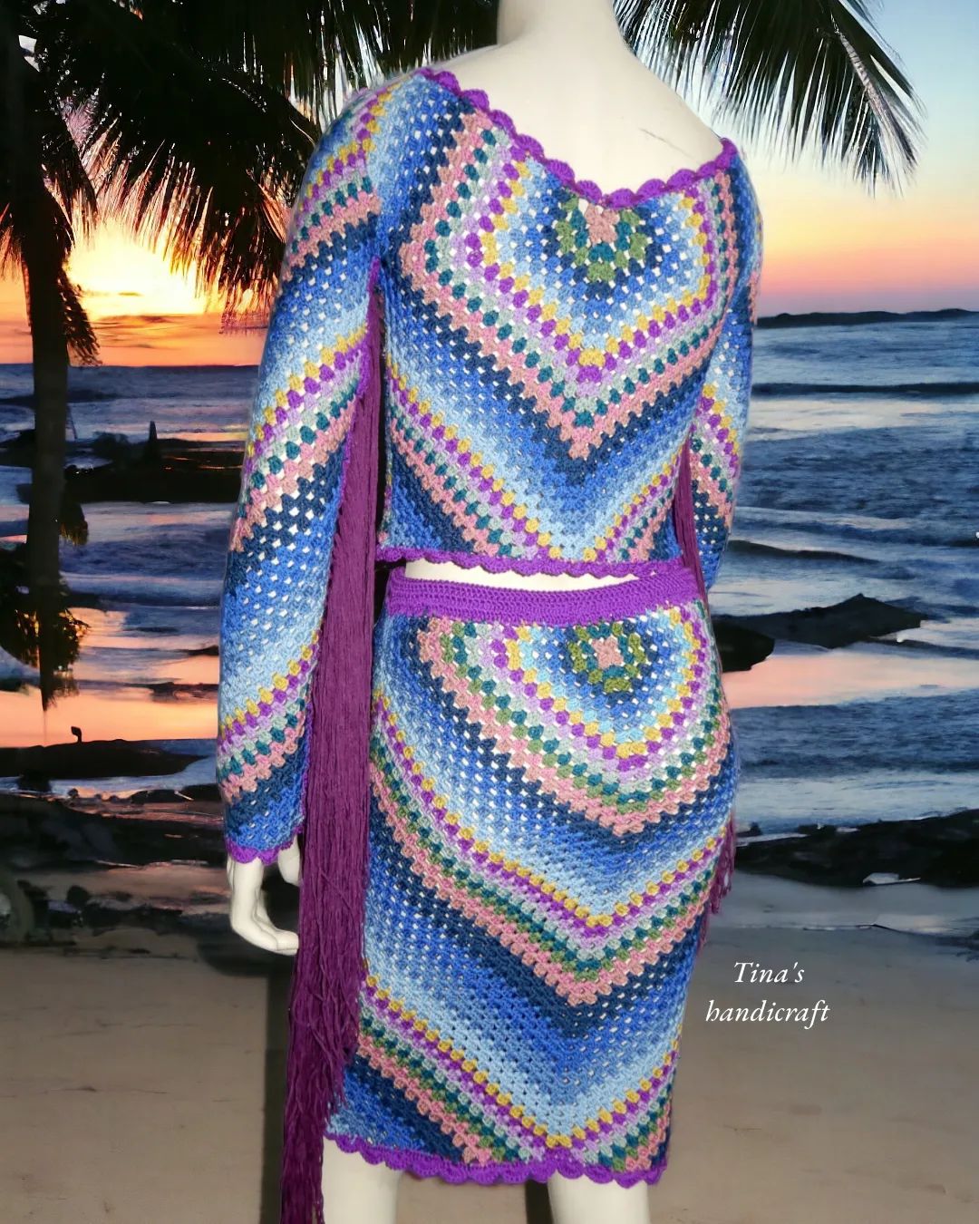 "Breathtaking style" Crochet set.
