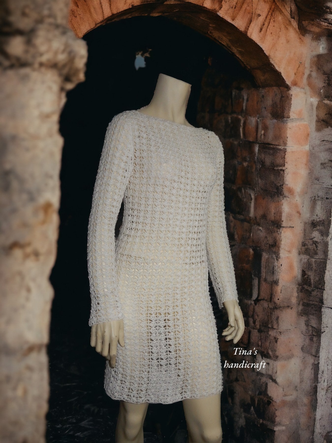 Crochet Cotton Mini " Ada's Dress"