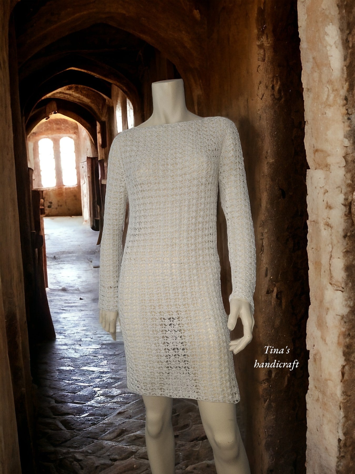 Crochet Cotton Mini " Ada's Dress"