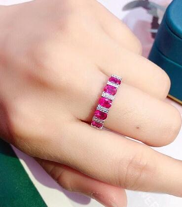 Colorful Gemstone Affordable Luxury Fashion Elegant High-grade Ring