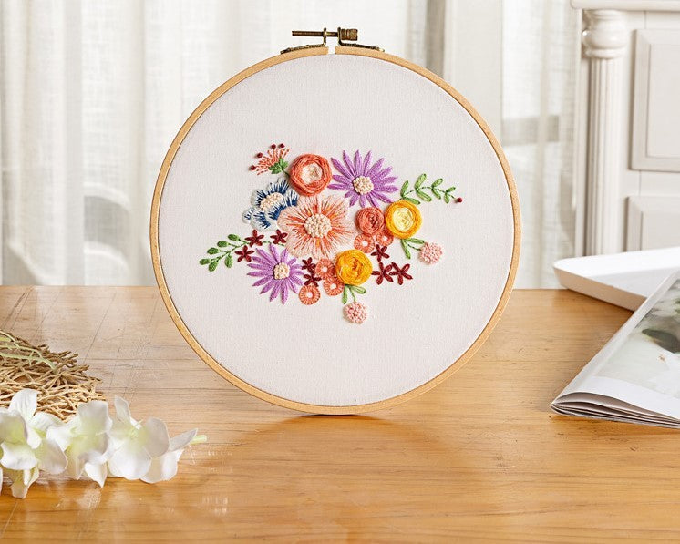 Embroidery Diy Living Room Decoration Painting Nordic Style Sofa Background Wall Mural