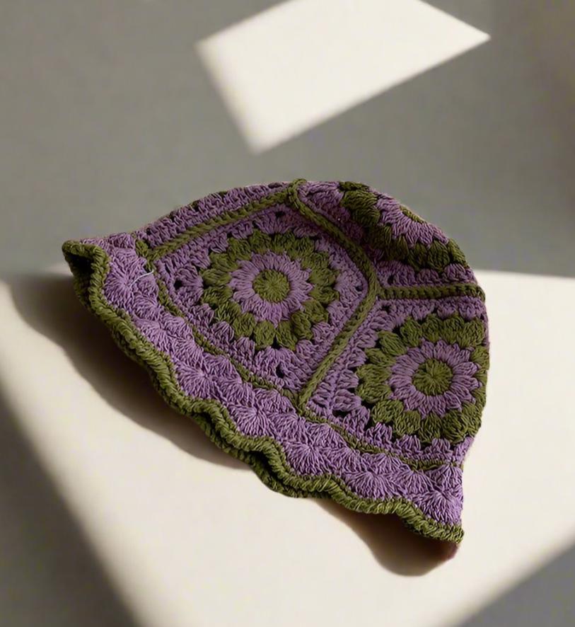 Handmade Design Double Color Women's Hat
