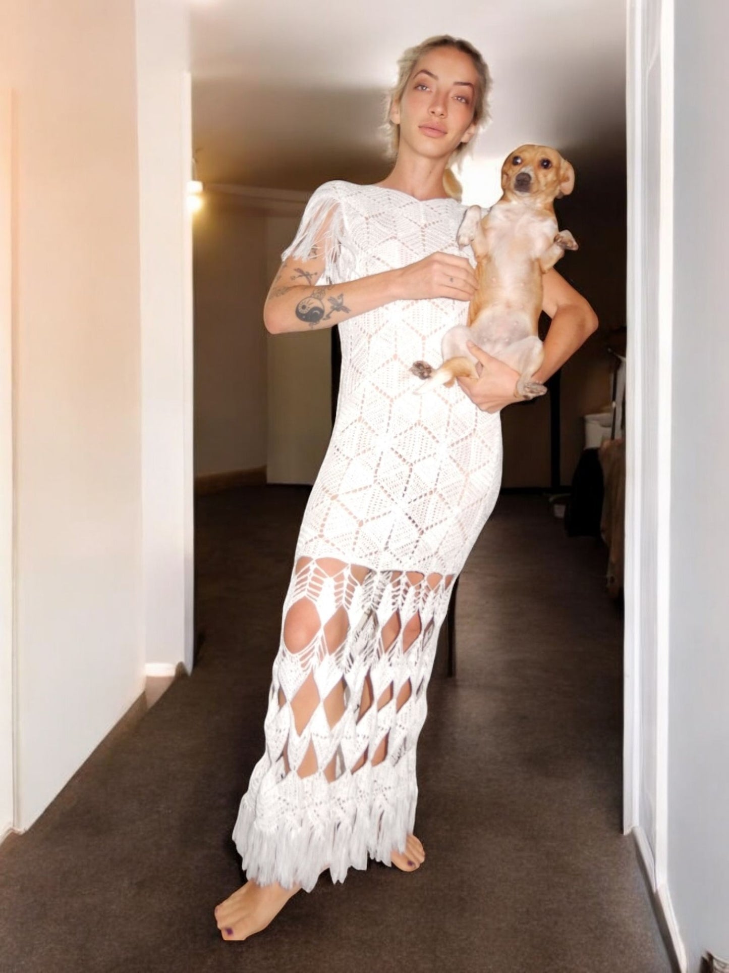 Dream bridal crochet dress,gift ideas,summer outsfit