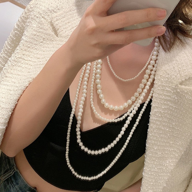 Fashion Multi-layer Pearl Necklace
