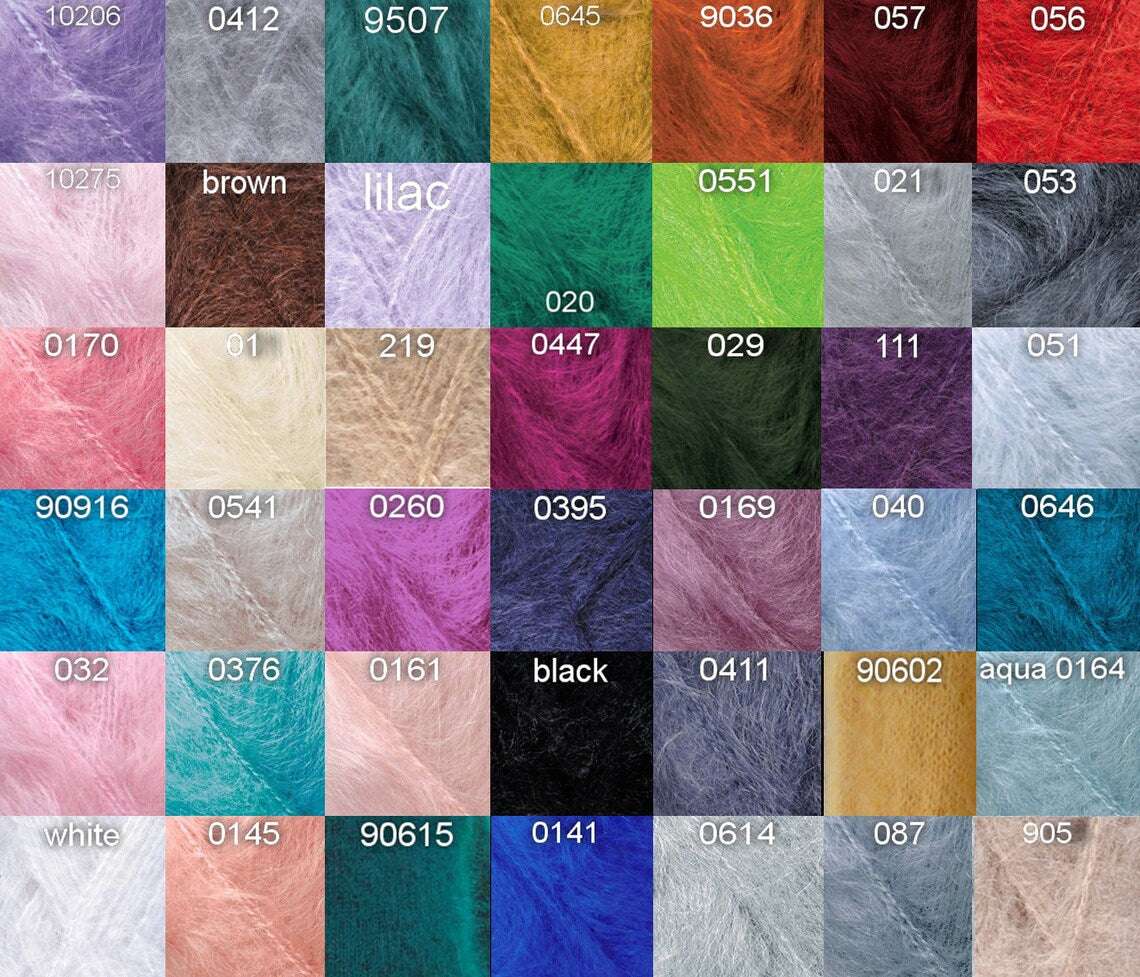 Fair-Isle-Pullover mit Passe aus Mohairmischung und Ballonärmeln