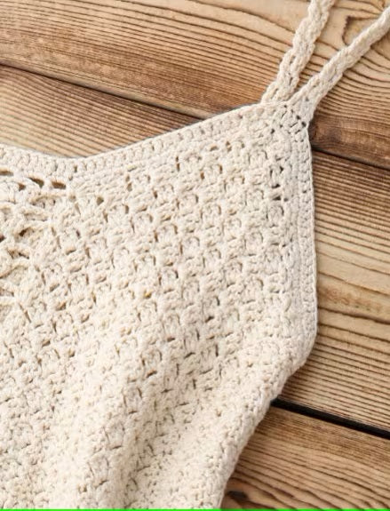 Baumwolltop mit Drunken Stitch Technik"