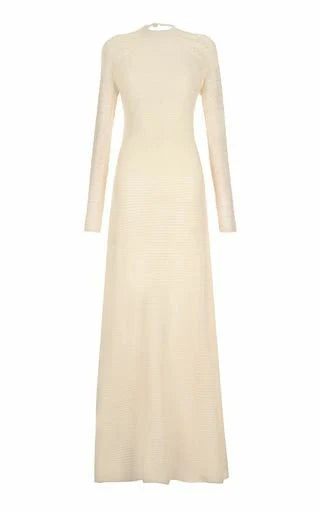 Long backless dress"Romanic softness"