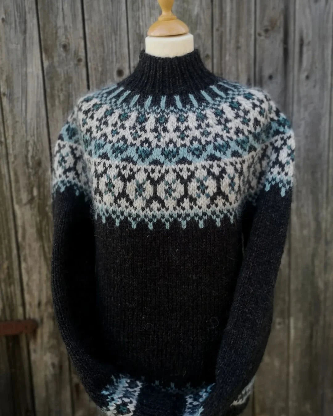 "Warmth and style "unisex knitted turtleneck