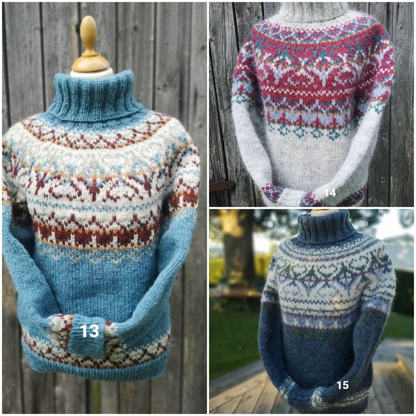 Winter turtleneck pullover