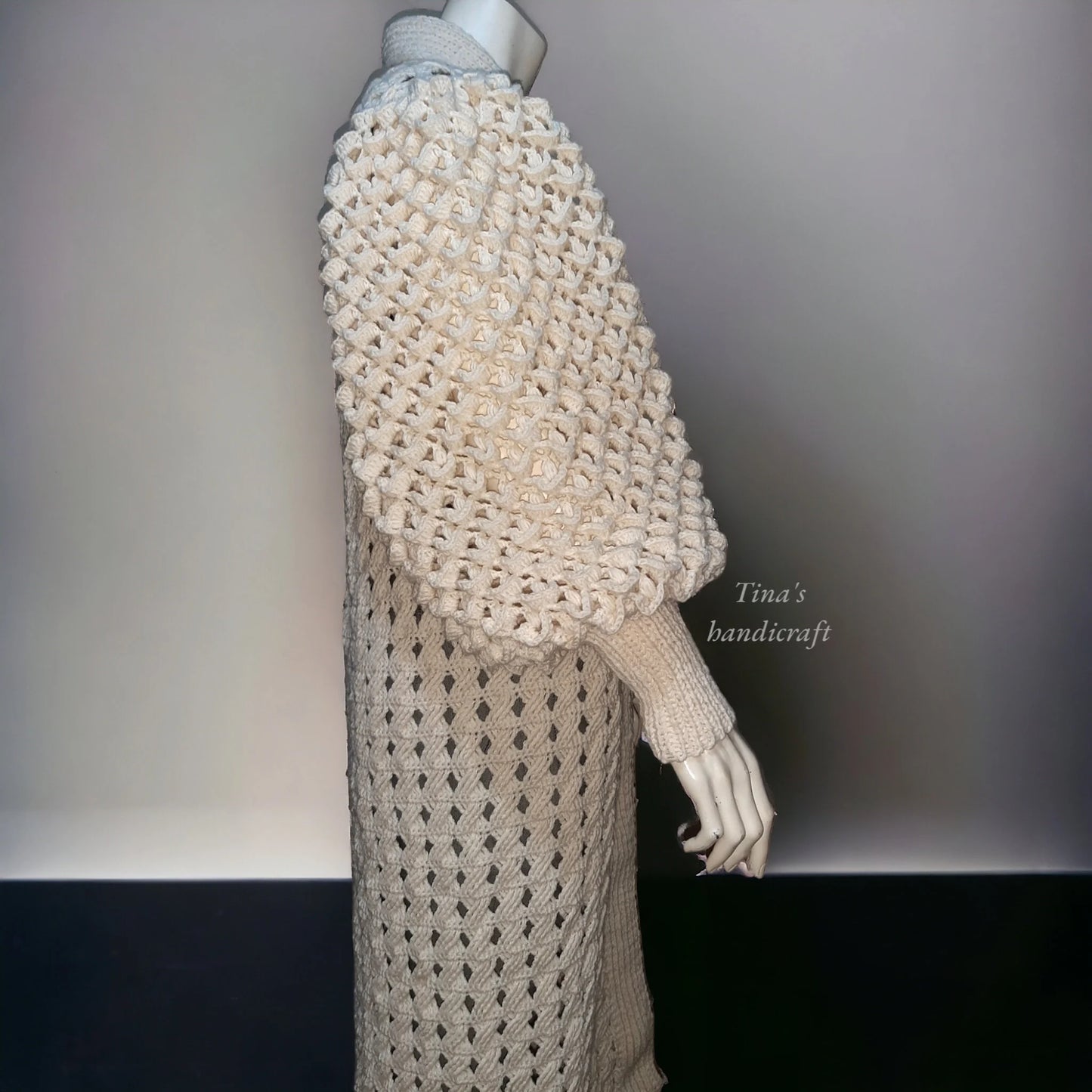 Crochet Cardigan with Balloon Sleeves - A Handwork of Art