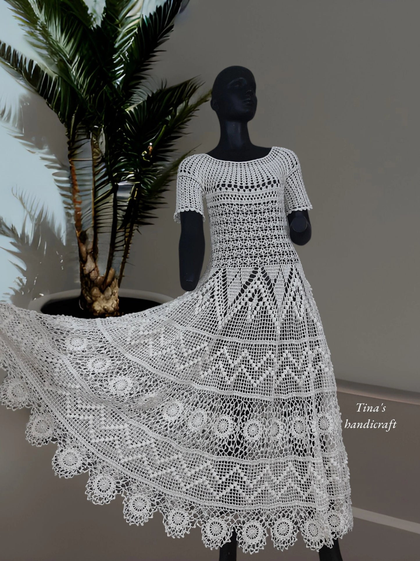 Whispers of Elegance: The white Symphony Dress