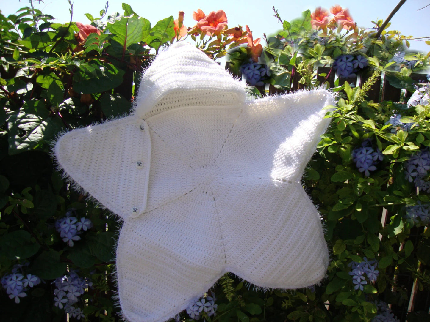 "Bright star" Baby Blanket.