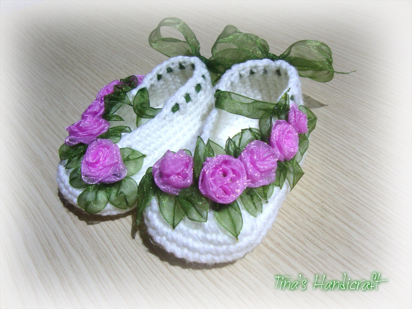 crochet baby shoes