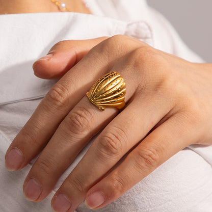 Women's Shell Ring Does Not Fade High-end Sense