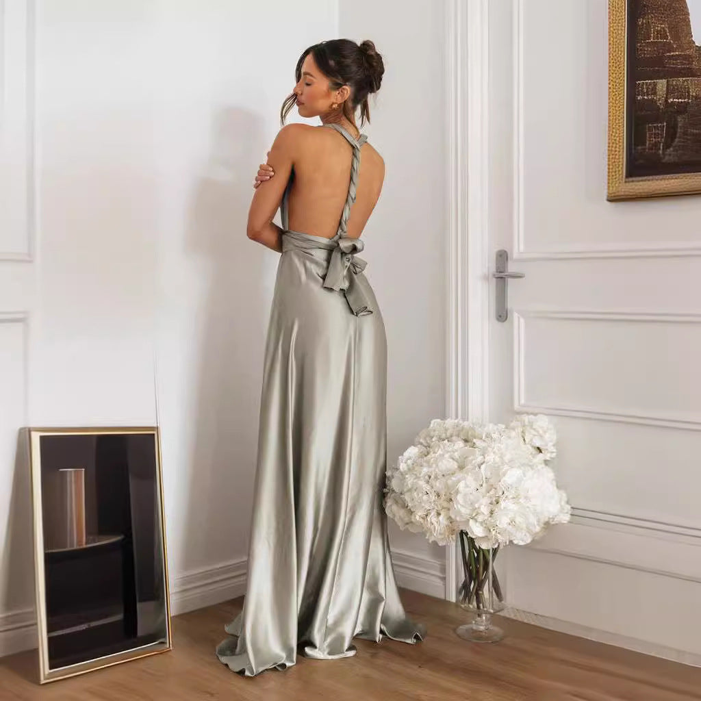 Γυναικείο Σέξι Φόρεμα με V Λαιμόκοψη, Μονόχρωμο, Γιορτινό, Καθημερινό, Αμάνικο, Χωρίς Κορδέλα, Φόρεμα για Πάρτι 