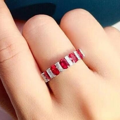 Colorful Gemstone Affordable Luxury Fashion Elegant High-grade Ring