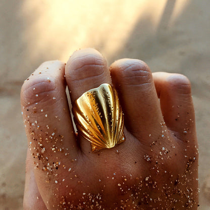 Women's Shell Ring Does Not Fade High-end Sense