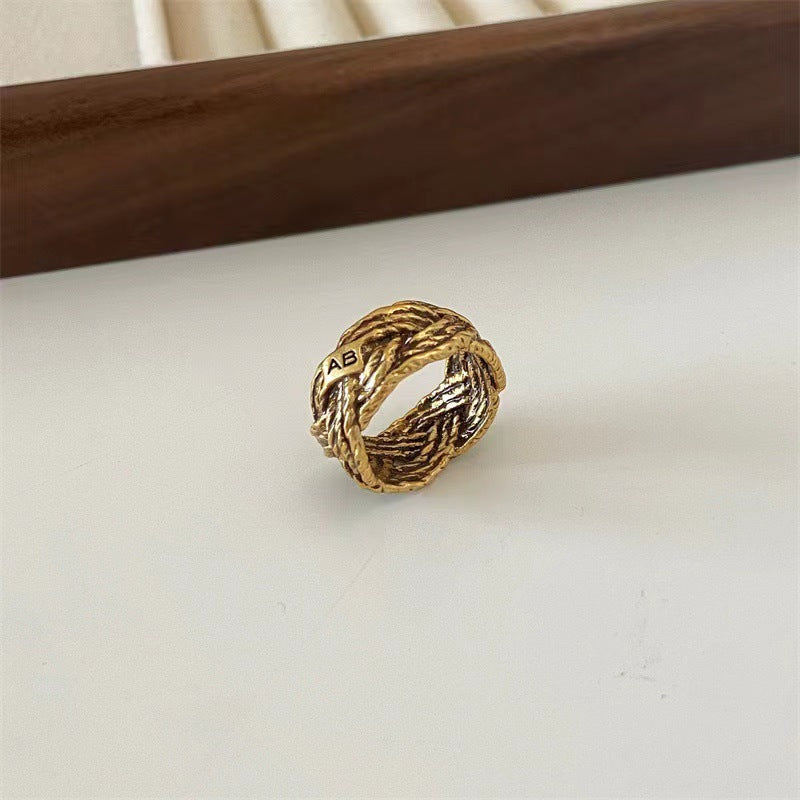 French Fashion Special-interest Designer Ring