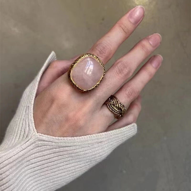 French Fashion Special-interest Designer Ring