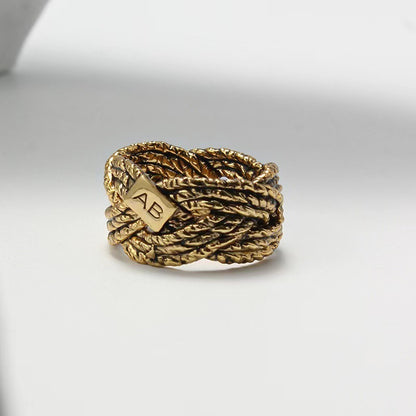 French Fashion Special-interest Designer Ring