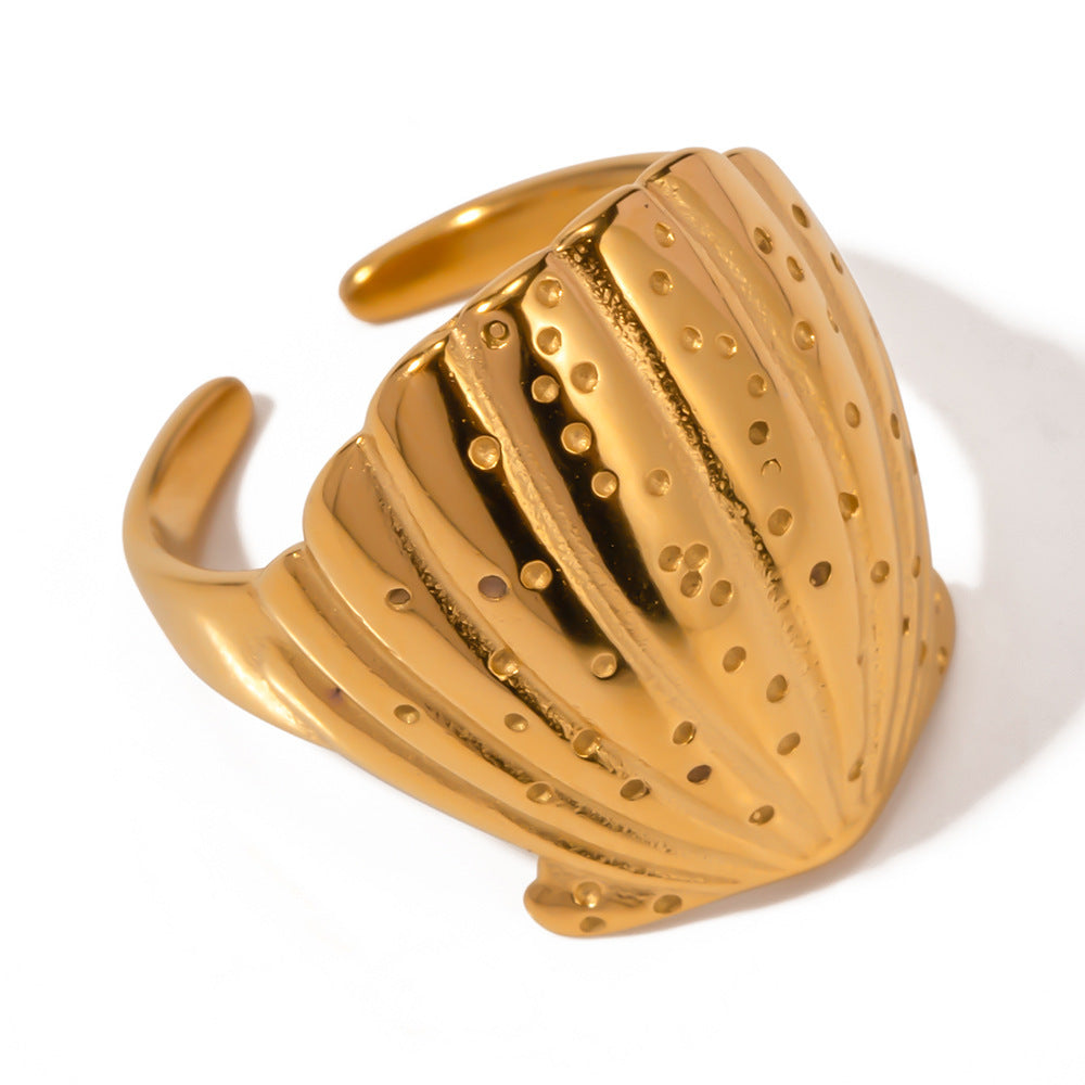 Women's Shell Ring Does Not Fade High-end Sense