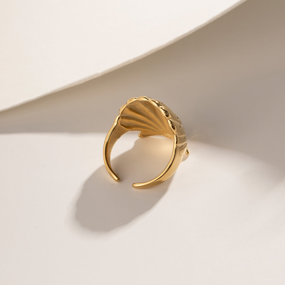 Women's Shell Ring Does Not Fade High-end Sense