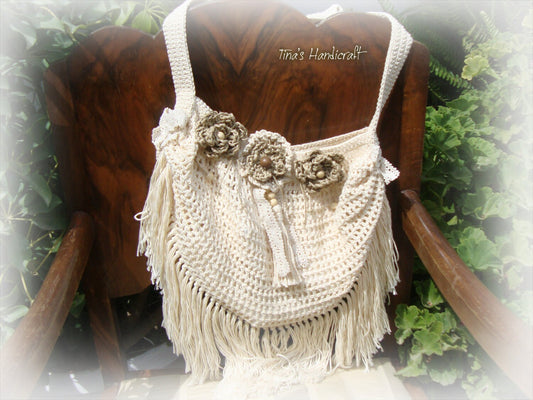 Handgefertigte Boho Tasche „Unique Like you“