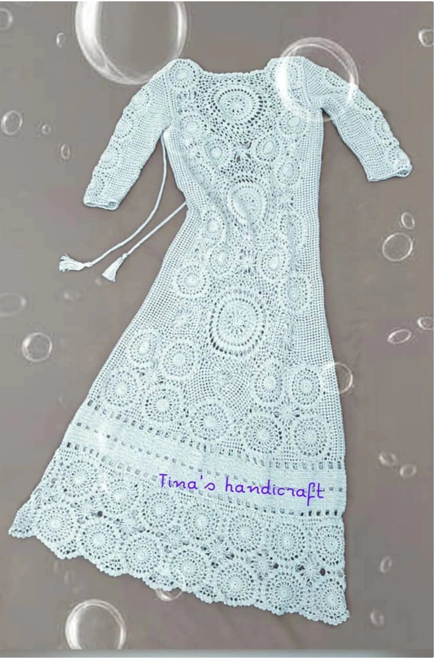 "Bloom " crochet dresss