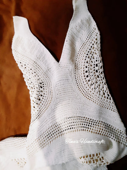 "Blooming dream" crochet dress