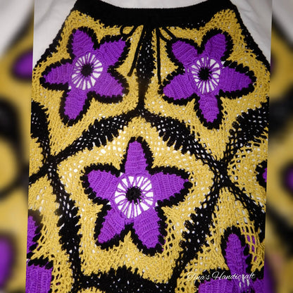 "Geometric magic" BoHo Skirt