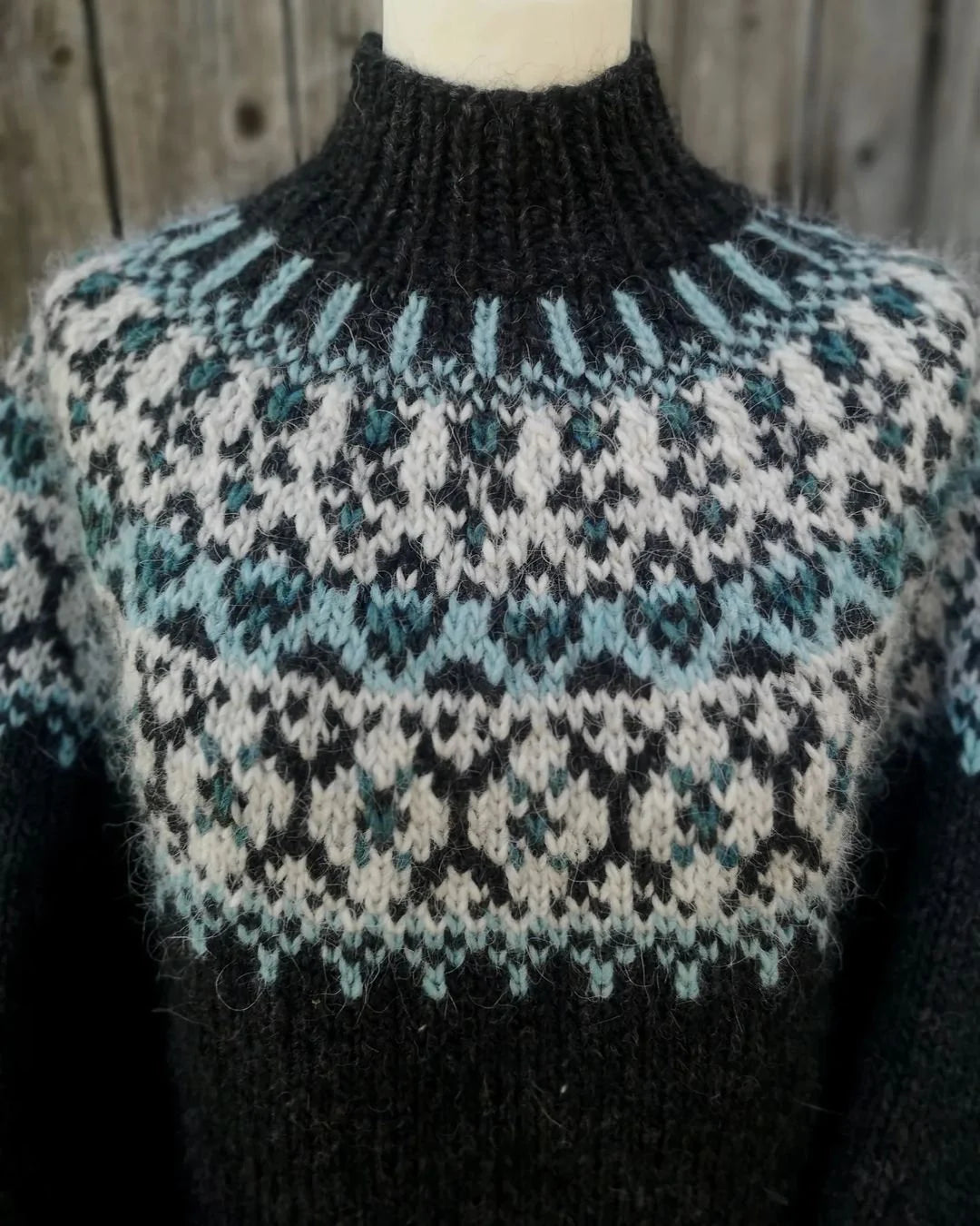 "Warmth and style "knitted  turtleneck