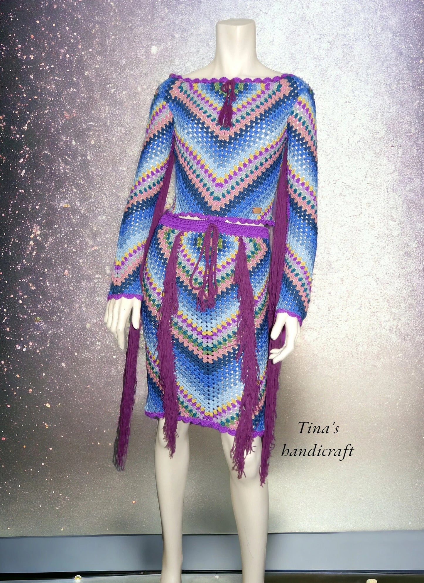 "Breathtaking style" Crochet set.