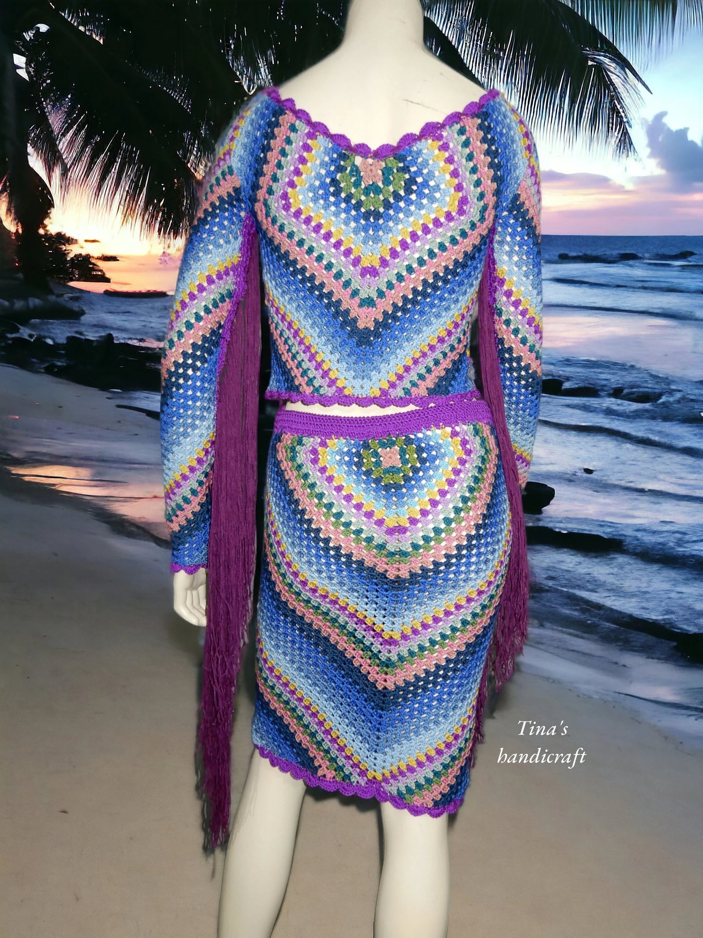 "Breathtaking style" Crochet set.