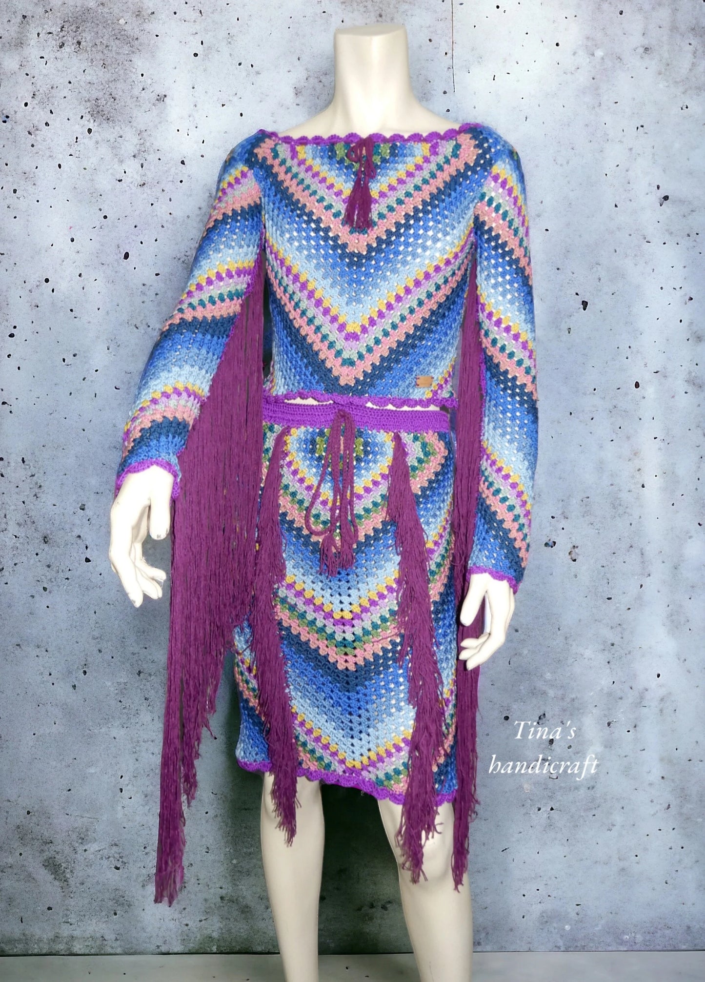 "Breathtaking style" Crochet set.