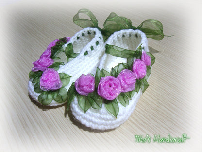  crochet baby shoes