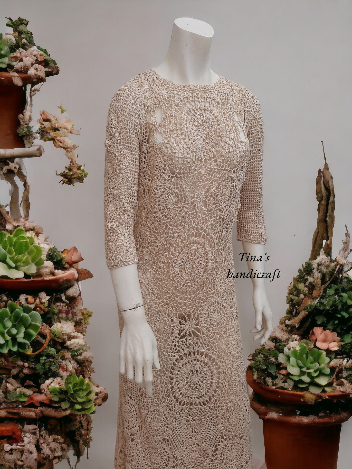 "Bloom " crochet dresss