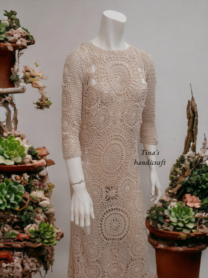 "Bloom " crochet dresss